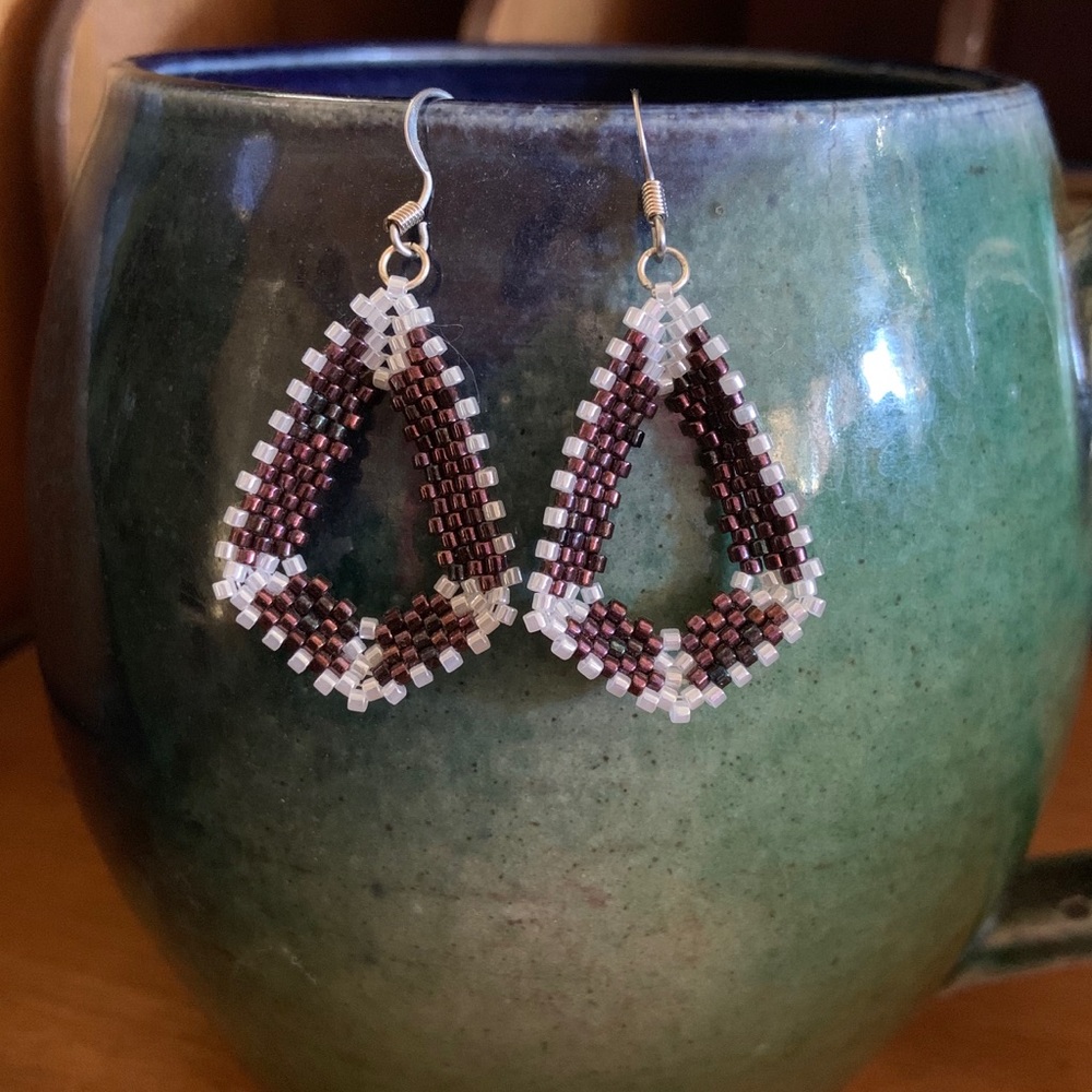 Handmade Seed Bead Earrings